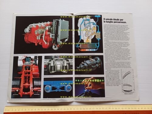 Scania autocarro R 112 1986 depliant italiano originale