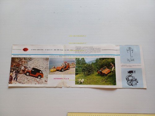 Scoiattolo Fiat 500 4x4 depliant italiano originale