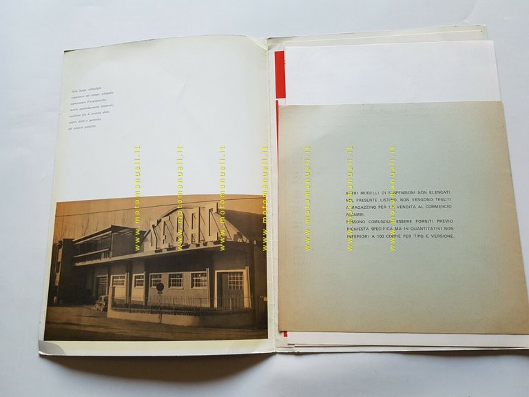 SEBAC catalogo ammortizzatori moto ciclomotori anni 70 originale