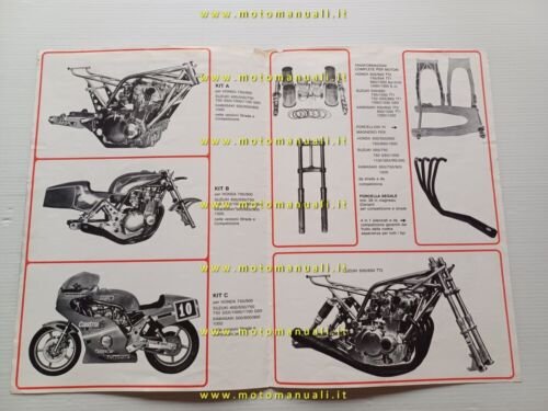 Segale Corse telai kit trasformazioni 1981 depliant originale italiano
