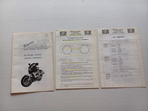 SEIMC GIO-CA Moto dischi freni Brembo flottanti anni 80 3 …