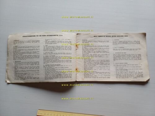 Selva motori fuoribordo S 350 400 500 1974 catalogo ricambi …