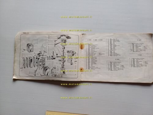 Selva motori fuoribordo S 350 400 500 1974 catalogo ricambi …