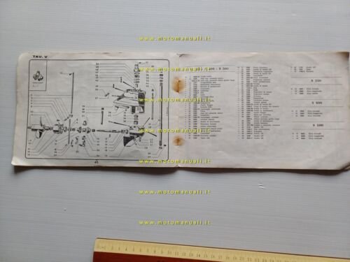Selva motori fuoribordo S 350 400 500 1974 catalogo ricambi …