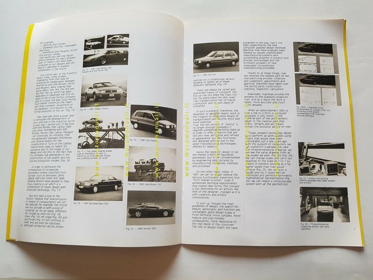 Sergio Pininfarina Design presentazione Accademia Svezia 1987 opuscolo originale