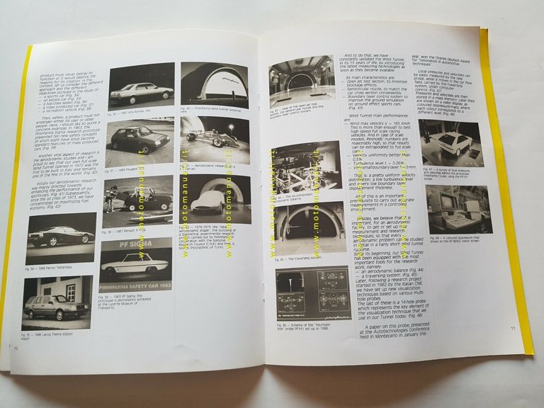 Sergio Pininfarina Design presentazione Accademia Svezia 1987 opuscolo originale