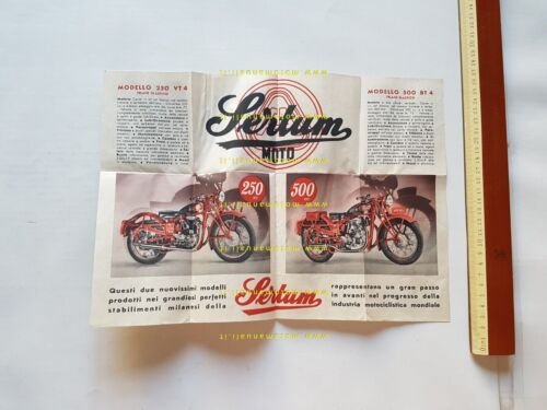 SERTUM 250 VT 4 - 500 BT 4 1947 depliant …