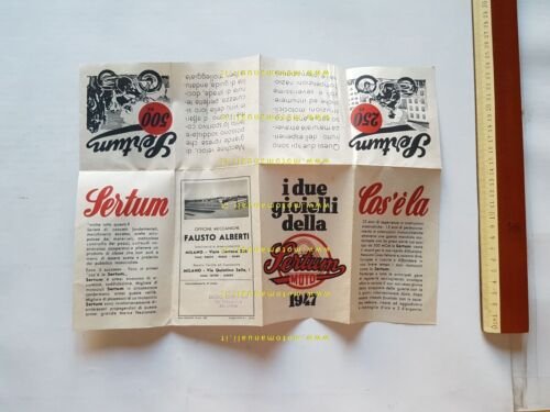 SERTUM 250 VT 4 - 500 BT 4 1947 depliant …