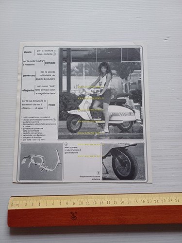 Serveta produzione scooter 125 LI 150 LI 200 SX depliant …