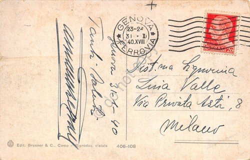 Sestri Levante Panorama Illustrata 1940 | Immagine Gallery 2