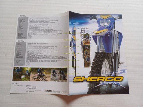 Sherco 4.5i - 5.1i Enduro 2006 depliant inglese originale