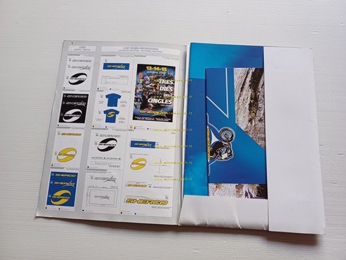 Sherco cartella stampa modelli 2003 depliant poster inglese originale