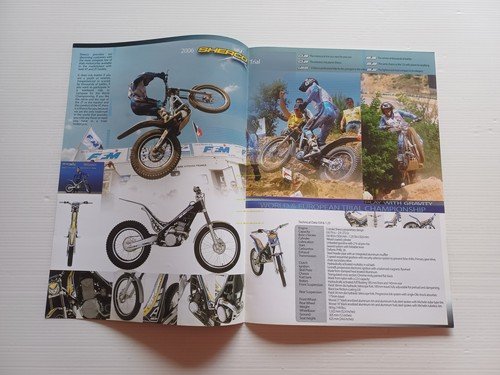 Sherco catalogo produzione modelli trial 2006 depliant inglese originale