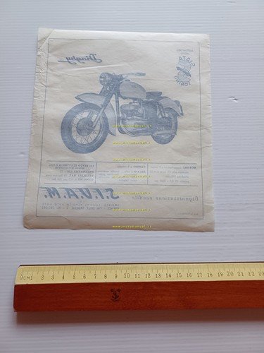 SIATA 160 Dinghy anni 50 depliant italiano originale