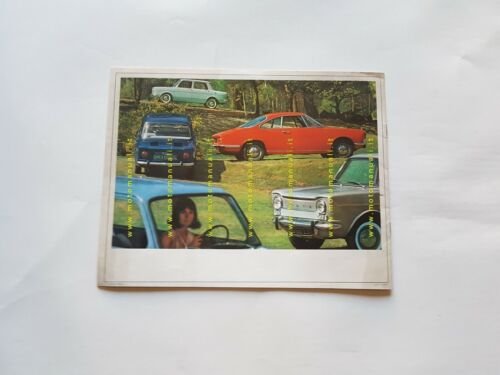 Simca 1000 gamma modelli 1965 depliant ITALIANO originale