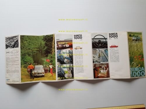 Simca 1000 LS - GL - GLS - Automatica 1966 …