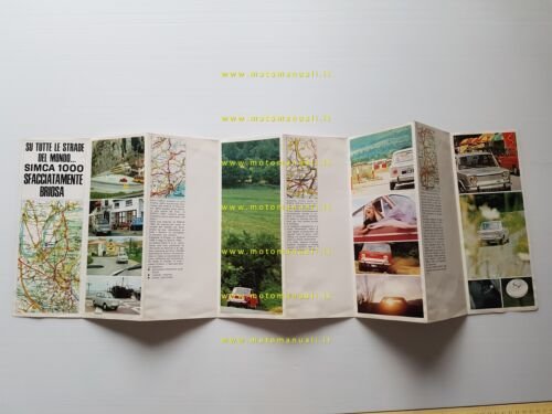 Simca 1000 LS - GL - GLS - Automatica 1966 …