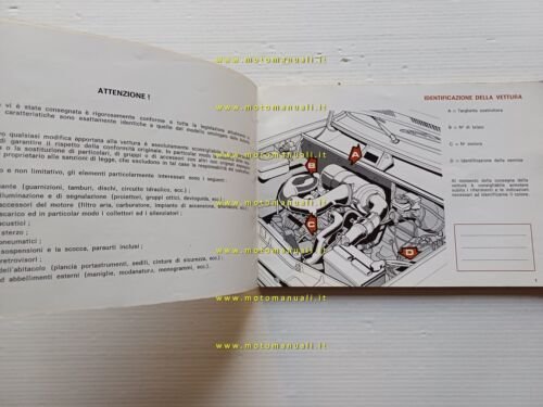 Simca Chrysler Horizon manuale uso manutenzione originale italiano