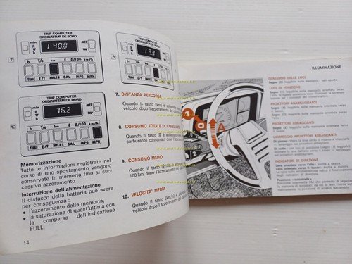Simca Chrysler Horizon modelli 1979-80 manuale uso originale italiano