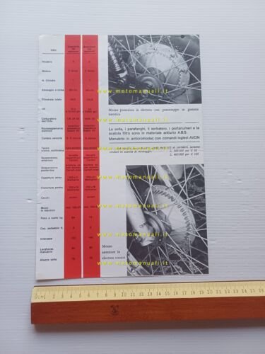Simonini 50 Cross 1971 depliant originale italiano