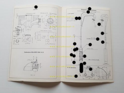 Simonini 50 Speedy 1978 scheda omologazione DGM Facsimile originale