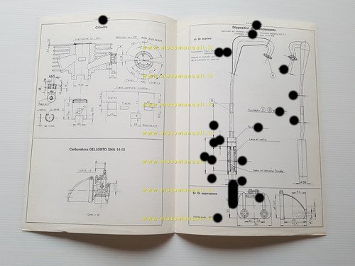 Simonini 50 Speedy 1978 scheda omologazione DGM Facsimile originale