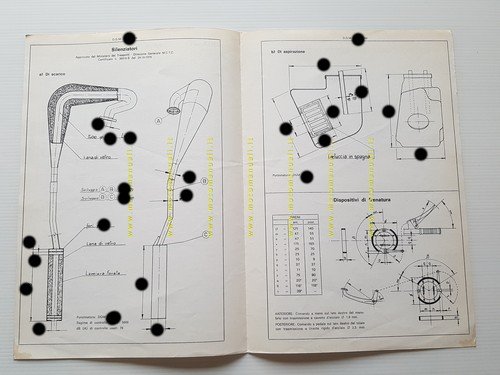 Simonini Mustang 125 1979 scheda omologazione DGM Facsimile originale