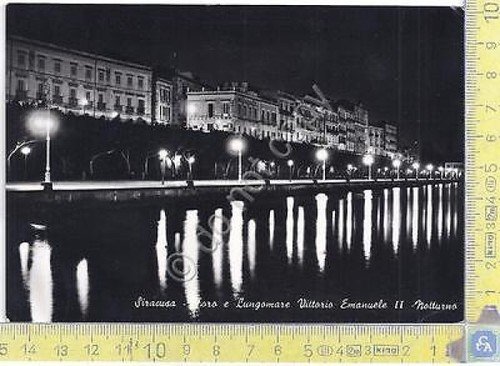 Siracusa - Foro e Lungomare Vittorio Emanuele - by night …
