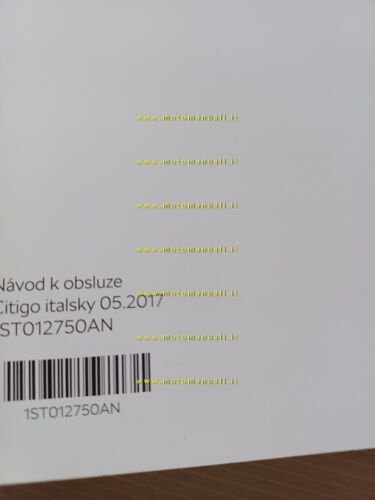 SKODA CITYGO 2017 manuale uso manutenzione originale ITALIANO