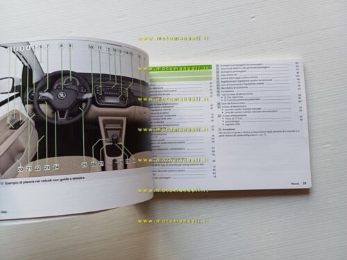 SKODA CITYGO 2017 manuale uso manutenzione originale ITALIANO