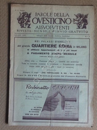 Società Elettrica Ovesticino - Parole della Ovesticino - N. 6 … | Immagine principale
