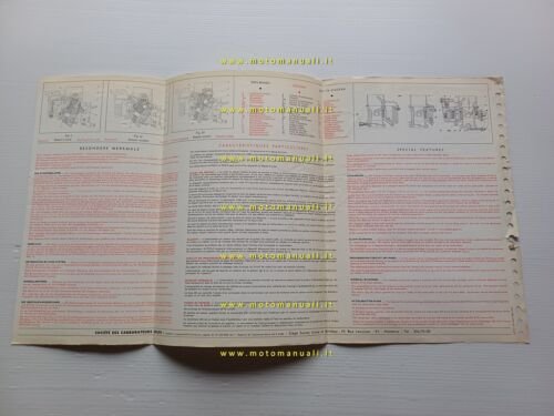 Solex carburatore 34 PICS-5 Citroen Dyane-Mehari 1969 catalogo ricambi +regolaz.