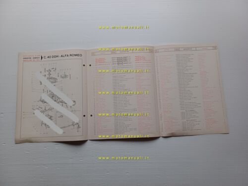 Solex carburatore C.40 DHH Alfa Romeo Giulia 1.6-Super-GTV 1968 catalogo …