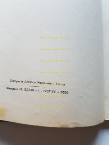 SPA Fiat Autocarro mod. 38 R 1937 manuale uso manutenzione …