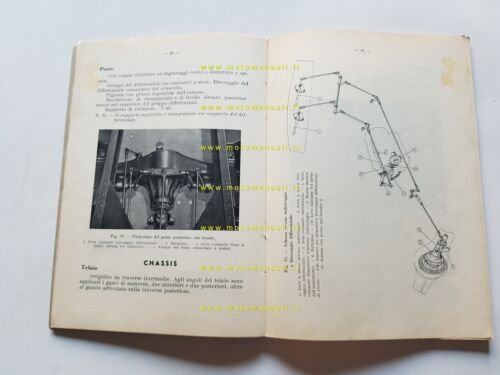 SPA Fiat Autocarro mod. 38 R 1937 manuale uso manutenzione …