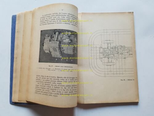 SPA Fiat Autocarro mod. 38 R-RA 1940 manuale uso manutenzione …