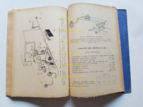 SPA Fiat Autocarro mod. 38 R-RA 1940 manuale uso manutenzione …