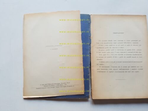 SPA Fiat Autocarro mod. 38 R-RA 1943 manuale uso manutenzione …