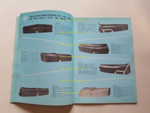 SPAAM catalogo generale selle Vespa Ciao moto anni 80 originale