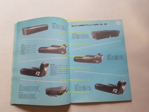 SPAAM catalogo generale selle Vespa Ciao moto anni 80 originale