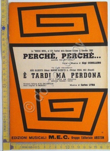 Spartito - Score - Bossa Nova - Sanremo 1963 - … | Immagine principale