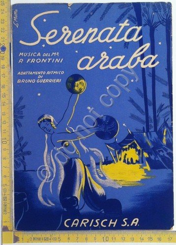 Spartito - Score - Serenata araba - Frontini - Guerrieri …