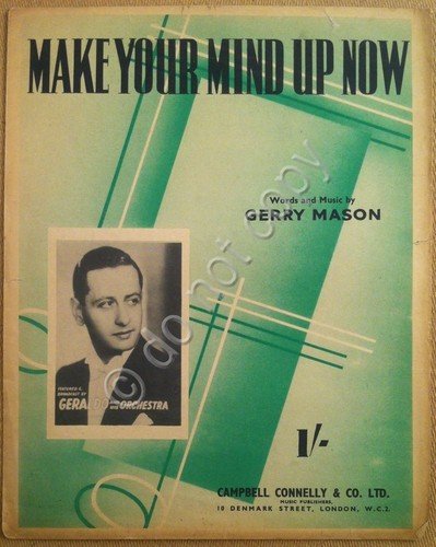 Spartito Music Sheet - Gerry Mason - Make your mind …