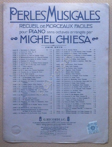 Spartito pianoforte - Perles Musicales - Bellini - I Puritani … | Immagine principale