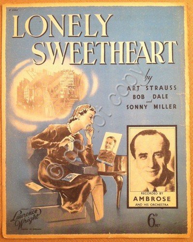 Spartito Sheet music - Strauss Dale & Miller - Lonely … | Immagine principale