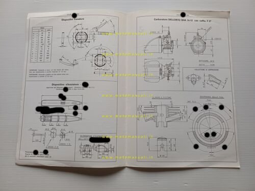 Spisni UFO Ranger 50 1976 scheda omologazione DGM Facsimile originale