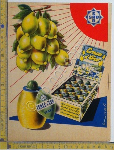 Stampa pubbicitaria - Conca d'Oro - SAD - anni '60 … | Immagine principale