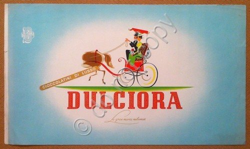 Stampa pubbicitaria - Dulciora - Cioccolatini di lusso - anni … | Immagine principale