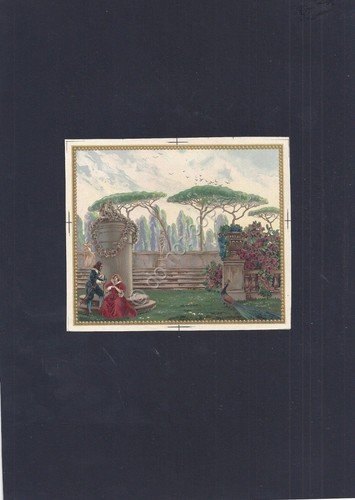 Stampa su carta - Corteggiamento in giardino - | Immagine principale