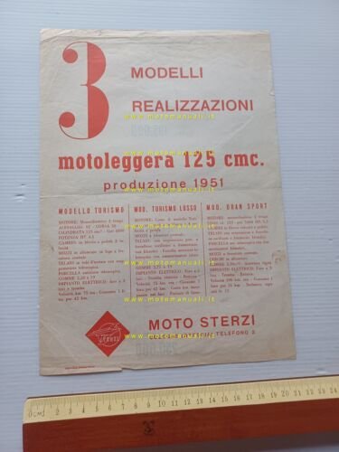 Sterzi 125 Turismo - Turismo Lusso - Gran Sport 1951 …